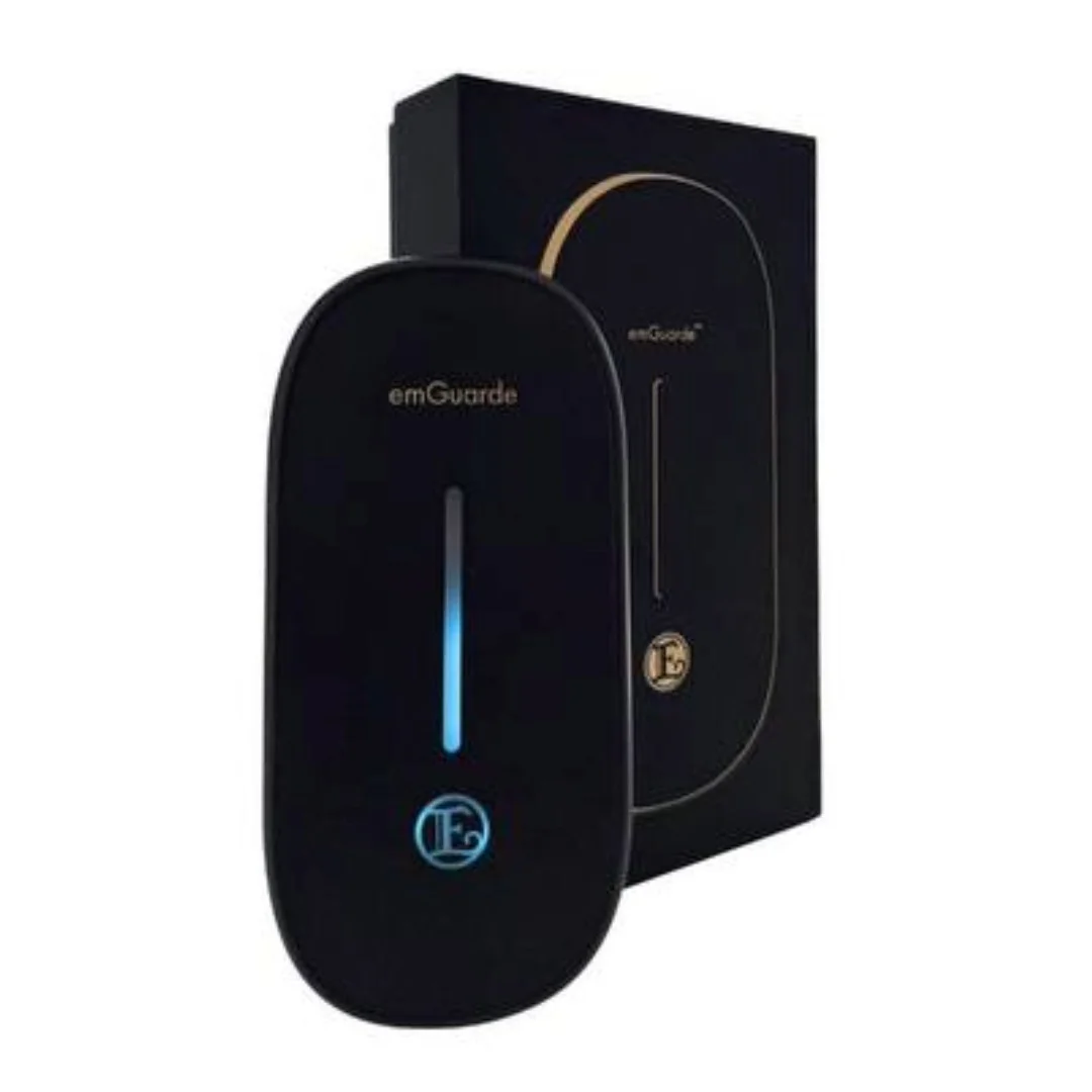 emGuarde Portable (EM002-K) — Enagic's second-generation personal EMF harmoniser, 175g with USB-C charging