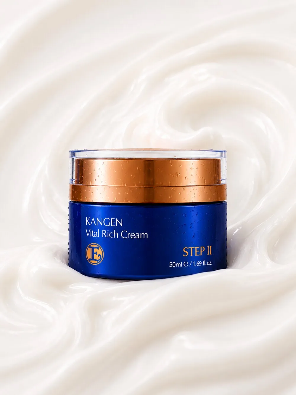 Kangen Beauté Vital Rich Cream (Step 2) — Sodium DNA (PDRN), PLLA, Peptide Complex, Niacinamide, 50mL